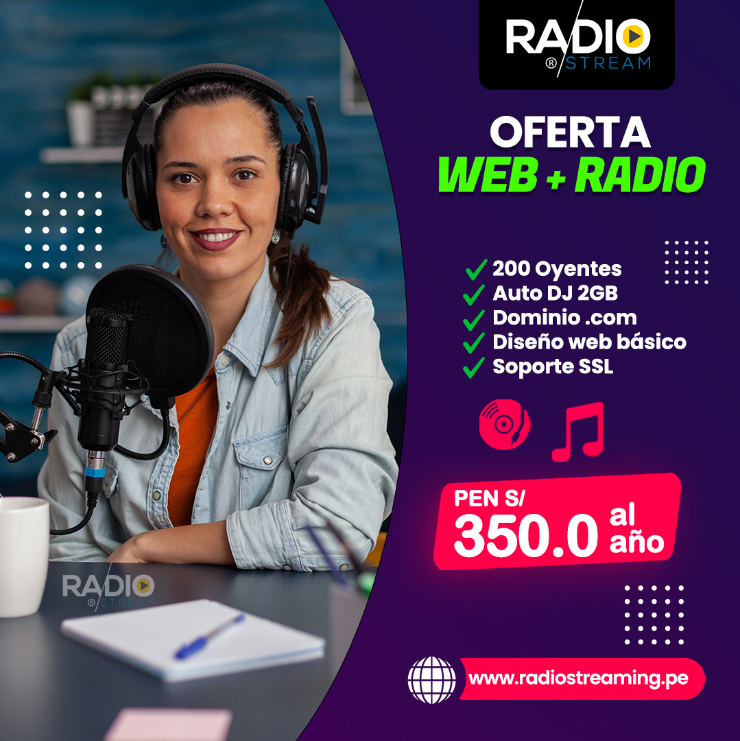 oferta de radio + web al año